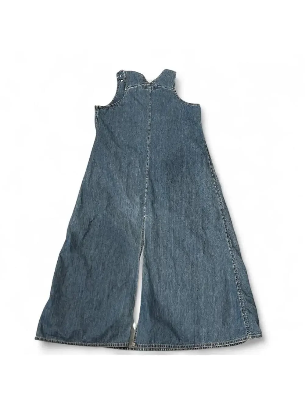 Vintage 90s Denim Jumper Maxi Dress - Picture 5 of 7